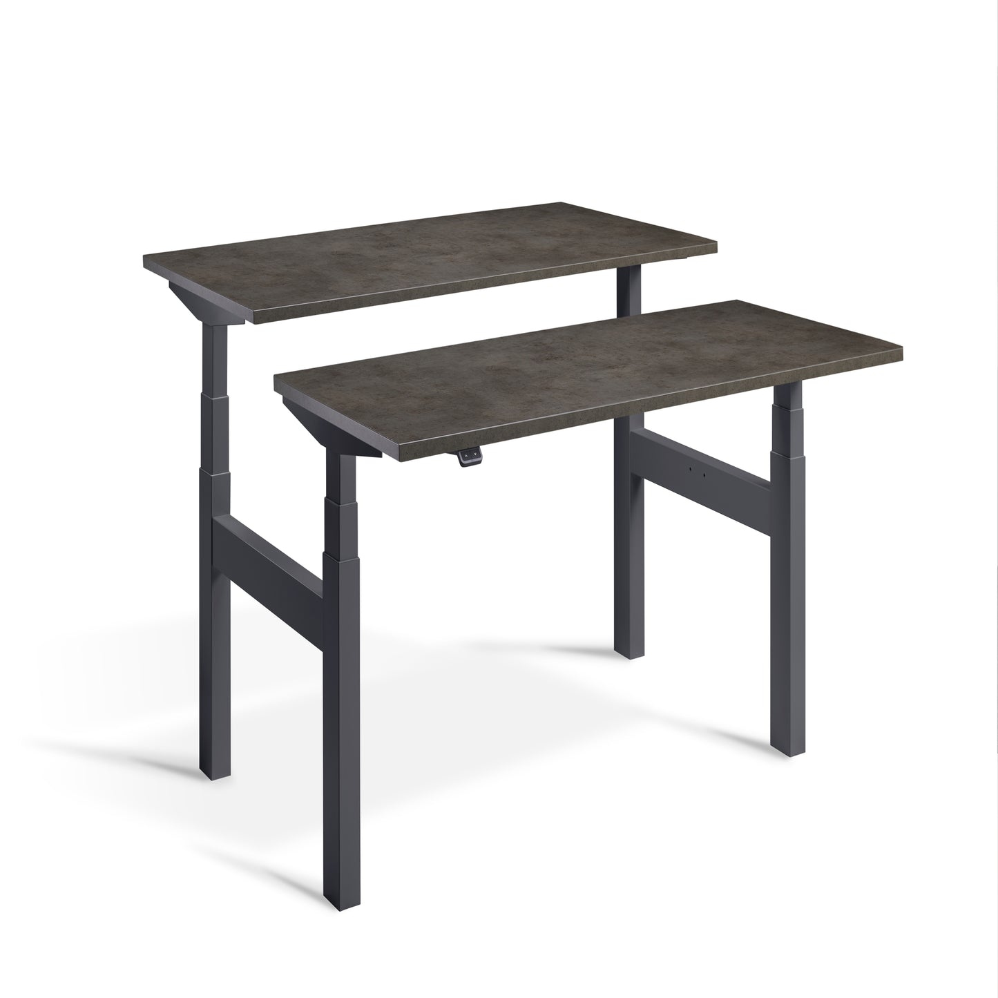 Smart Stand Duo - 1600mm Wide Electric Height Adjustable Standing Desk for office