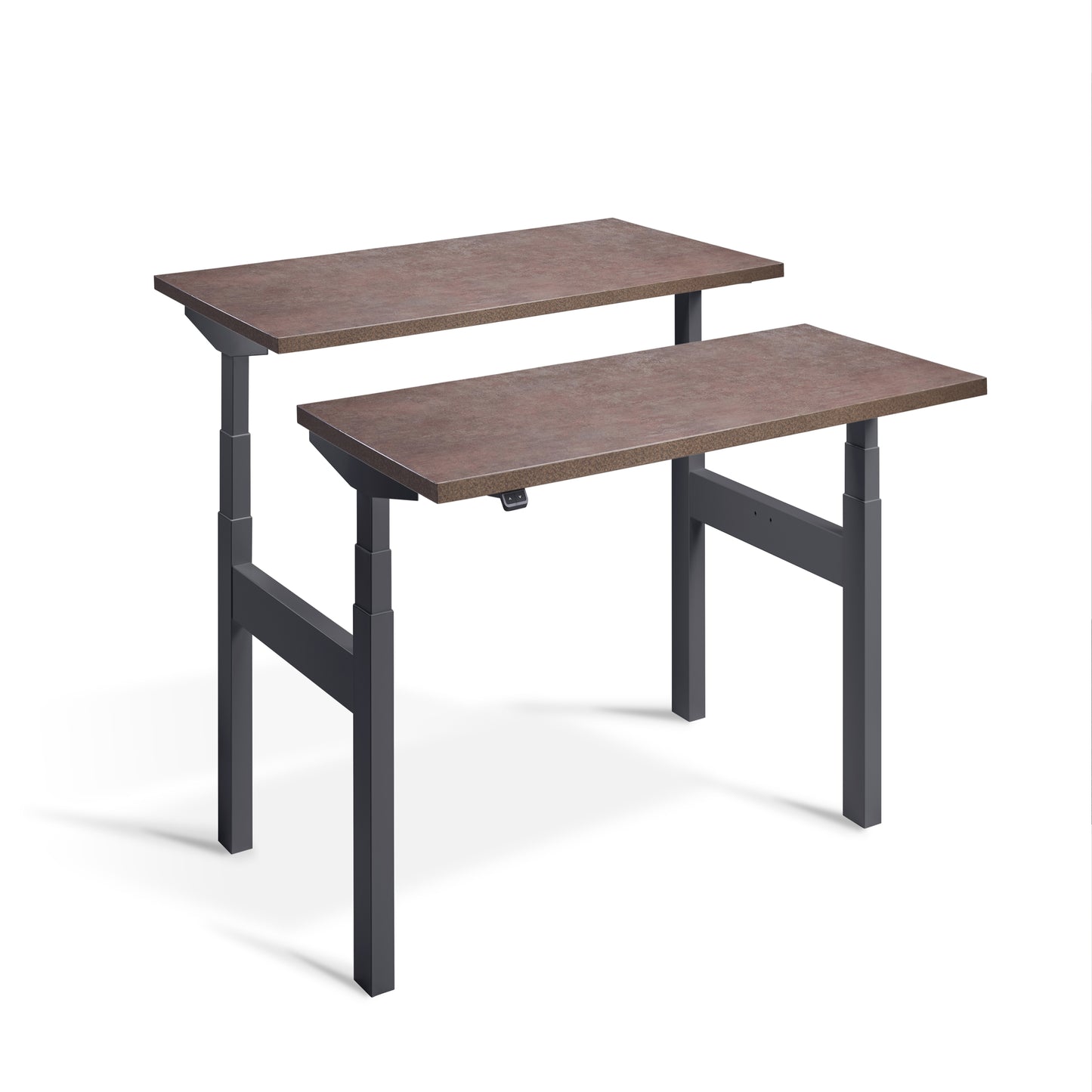 Smart Stand Duo - 1600mm Wide Electric Height Adjustable Standing Desk for office