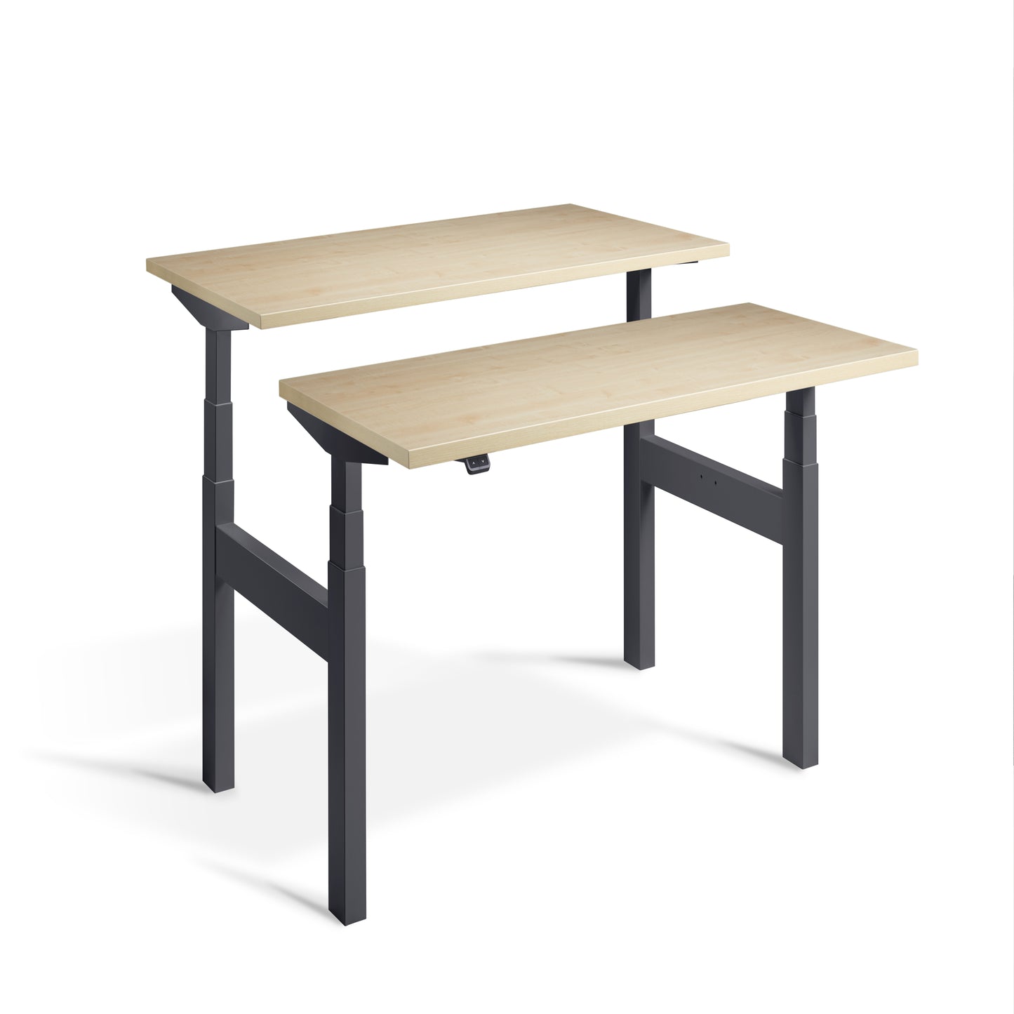 Smart Stand Duo - 1600mm Wide Electric Height Adjustable Standing Desk for office