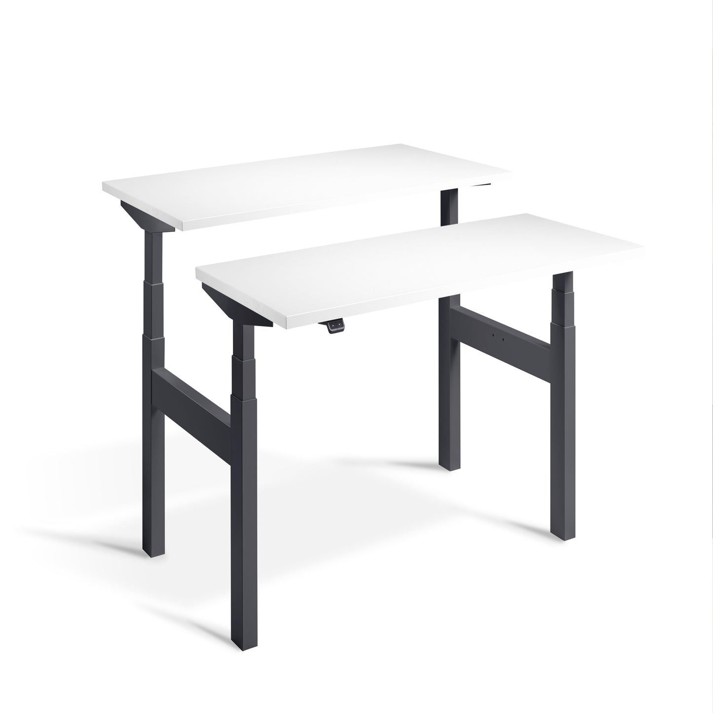 Smart Stand Duo - 1600mm Wide Electric Height Adjustable Standing Desk for office